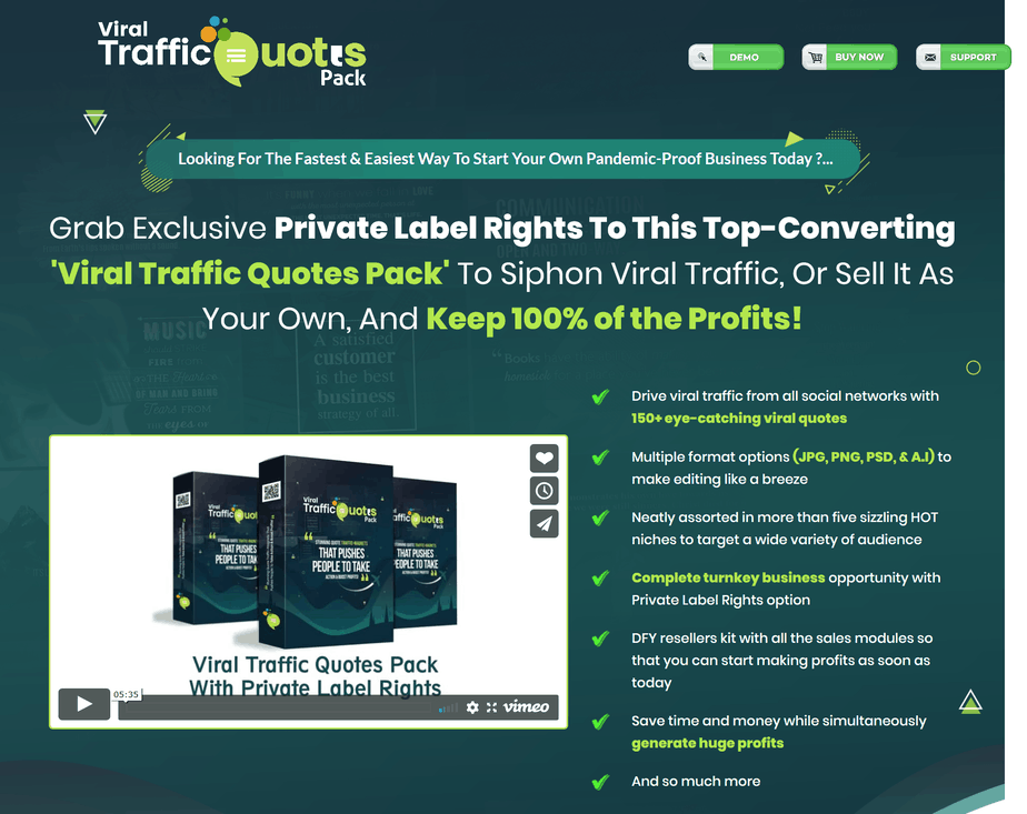 Download Viral Traffic Quotes Pack Plr Quote Graphics