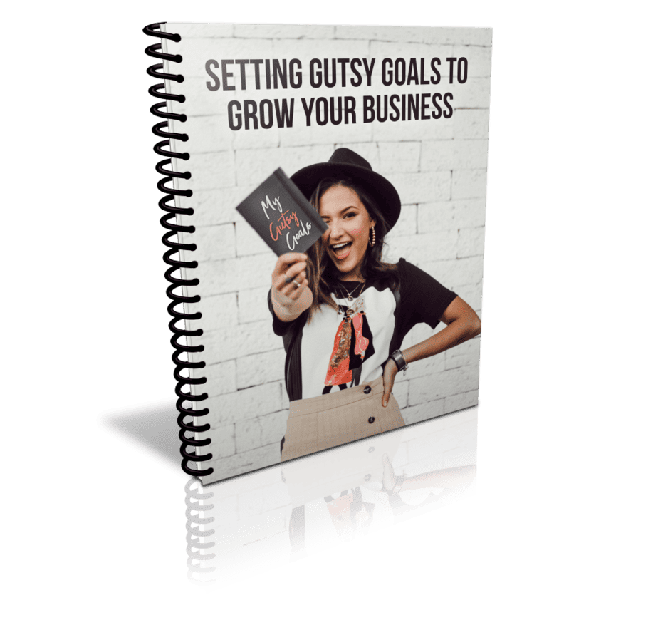 Setting Gutsy Goals to Grow Your Business Premium PLR Package eCover