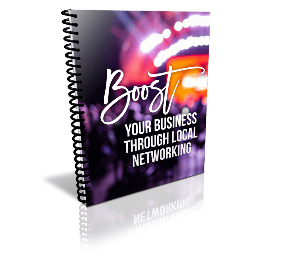 Boost Your Business Through Local Networking Premium PLR Package Cover