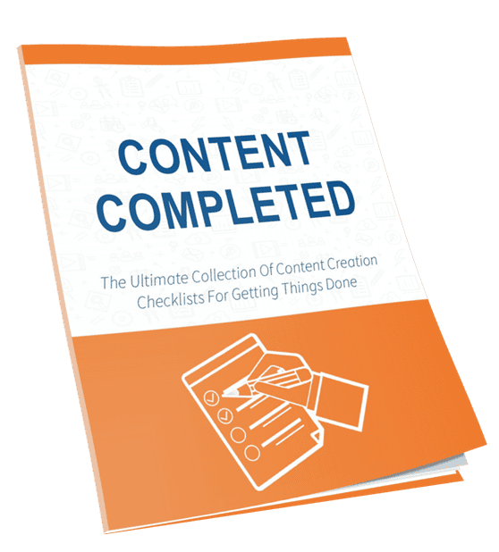 Content Completed Premium Content Creation