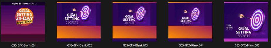 Goal Setting Secrets Graphics Blank
