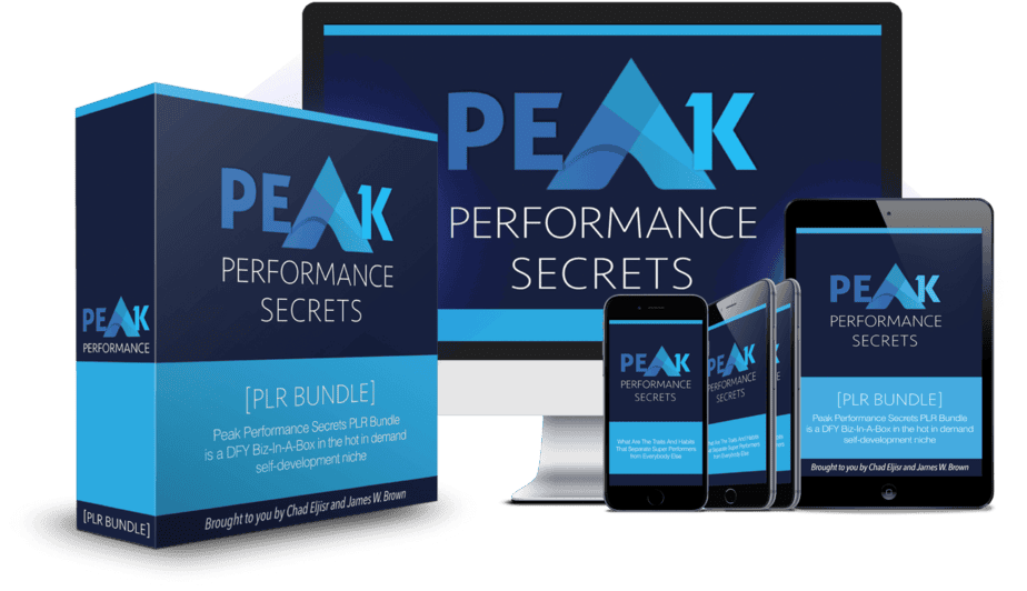 Peak Performance Secrets Premium PLR Package