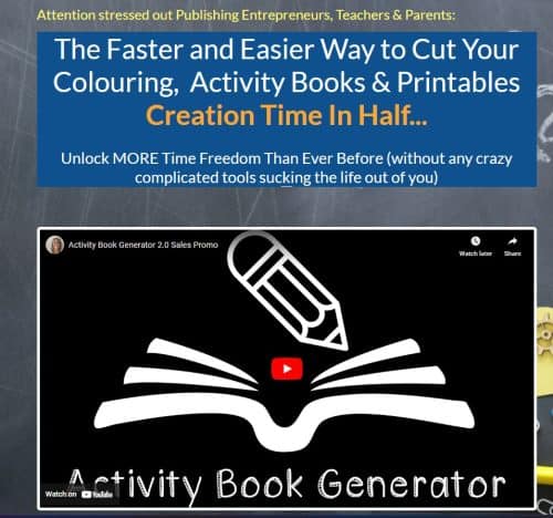 Activity Book Generator Create Activity Books