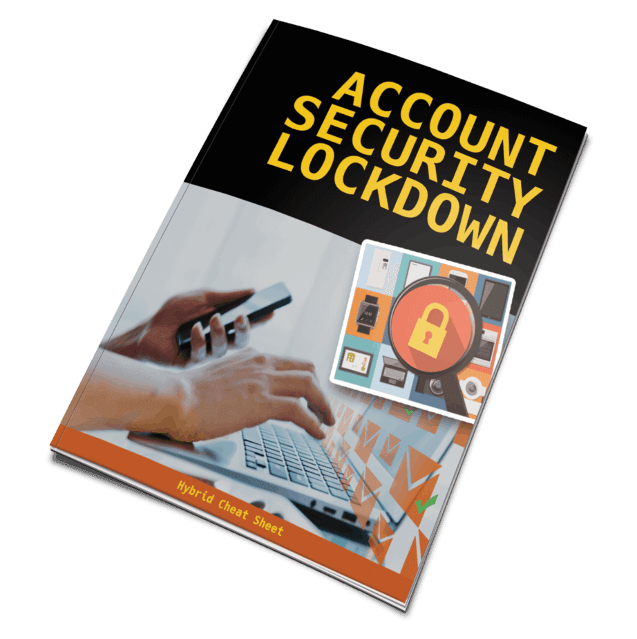 Account Security Lockdown MRR Ebook and Videos Package