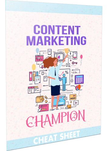 Content Marketing Champion Sales Funnel with Master Resell Rights