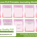 Couples PLR Journal and Questions Workbook Printables