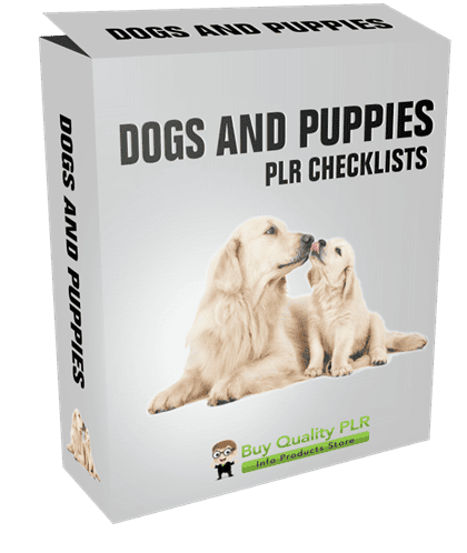 10 Dogs and Puppies PLR Checklists